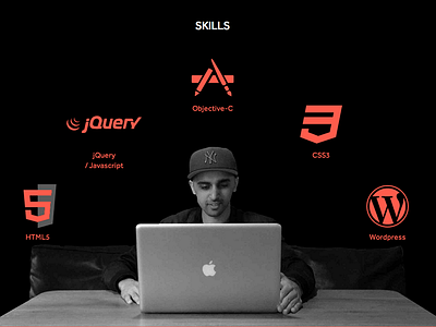 Portfolio site update animation css3 portfolio responsive svg