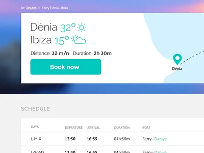 Landing page blur interface landing landing page map timetable travel ui ux visual design weather website