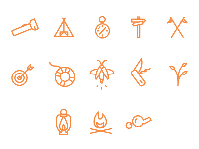 Camping Icons icon