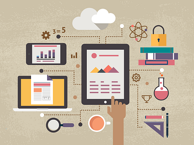 Illustration#3 annual report book brand retail business educator graphs right management