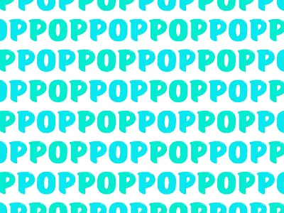 pop blue mint pattern pop
