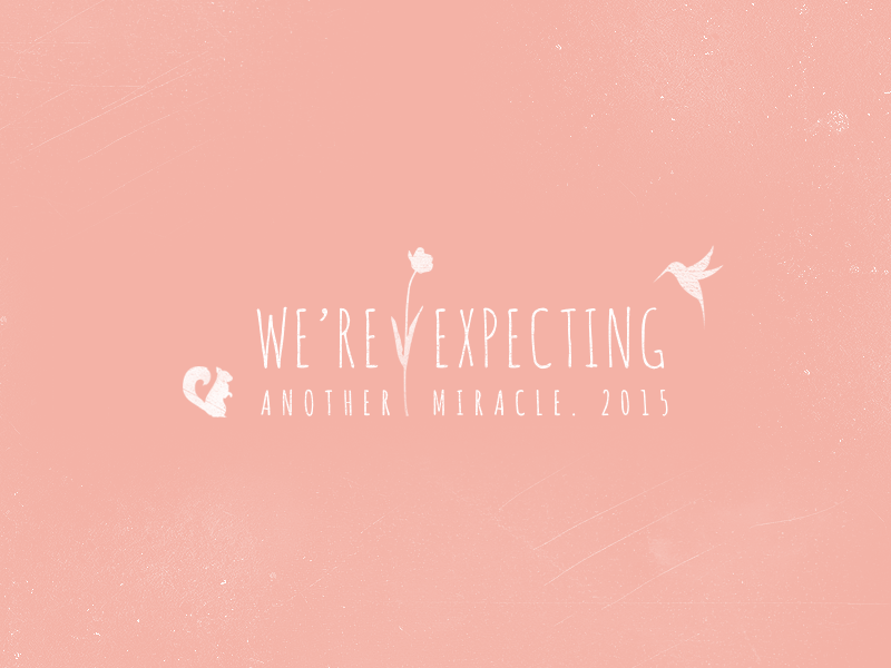 We're expecting again! awesome baby design expecting miracle number 2 official pregnant