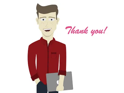 Debut and thank you illustration