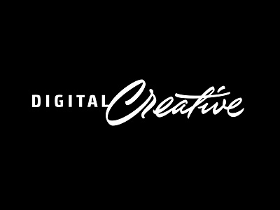 Digital Creative black calligraphy lettering logo typography каллиграфия леттеринг лого логотип типографика