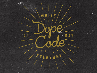 All day lettering type typography