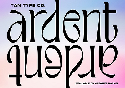 TAN - ARDENT art deco art deco typography display type fashionable type groovy retro font retro type tan ardent