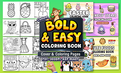 Bold and Easy Coloring Book with Book Cover and Coloring Pages adult coloring book amazon kdp animals coloring book bold and easy coloring book children coloring book christmas coloring book coloring book coloring book artist coloring book for kids create coloring book online easter coloring book easy coloring book farm coloring book groovy coloring book kids coloring book mindfulness coloring book