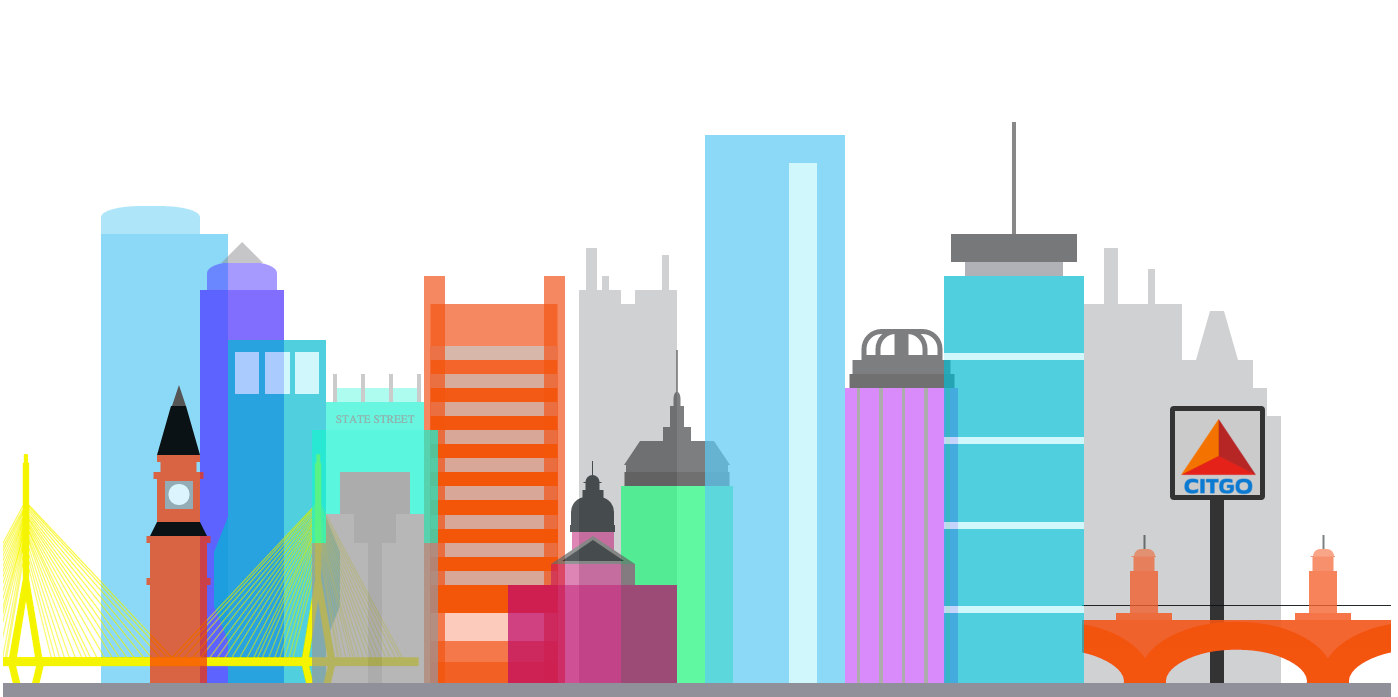 Boston Skyline Animation animation css animations