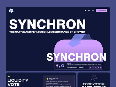 Modern DEX UI for ZKSYNC Exchange blockchain uxui bold typography crypto finance crypto governance crypto ui dao driven ui dark mode ux decentralized trading defi ux dex interface finance dashboard futuristic web design liquidity pools minimalist fintech ui token exchange platform ui ux ux ui design web3 design zksync dex