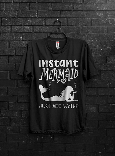 Mermaid T-Shirt Design trendy