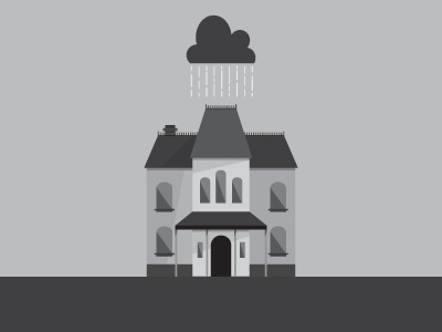 we all go a little mad sometimes. bates motel grayscale illustration norman bates psycho