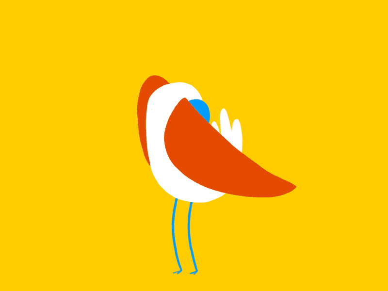 Mythical Monday 7 - Harpy animation bird character creature gif ice coffee mythical sunglasses