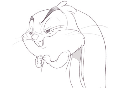 Bunny Exp3 Dribb character design evil bunny expression