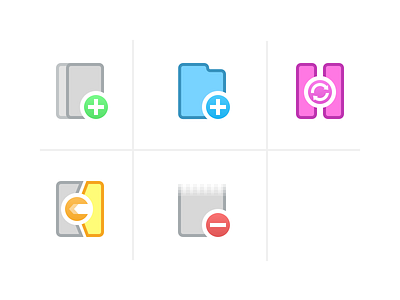 Symbols clean colors icon icons minimal simple sketch