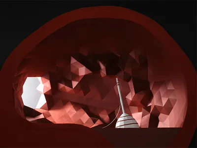 How to Catch a Bird animation cardboard head paper red set design stop motion