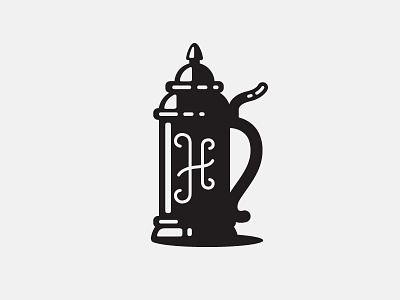 Spot Illustration beer stein craft beer icon illustraion wip