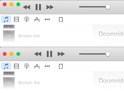 iTunes 12 — Isn't it better this way? apple itunes os x yosemite
