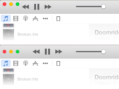 iTunes 12 — Isn't it better this way? apple itunes os x yosemite