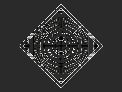 Do not Disturb geometry monoline