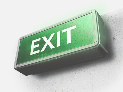 Exit design graphic graphic design illustration montage photoshop texture