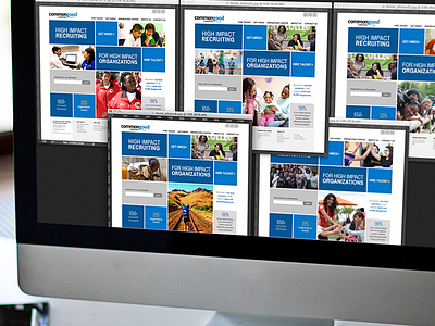 Commongood Careers Website Image Combinations brand combination design images minds on design nonprofit photography website