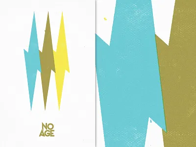 No Age poster band bartfest poster