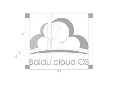 Baidu cloud OS logo