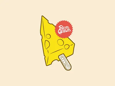 Ice Cheese cheese food ice cream illustration stick summer wood