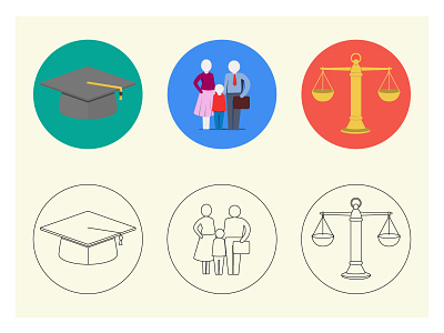 Simple Icons icons illustration simple vector