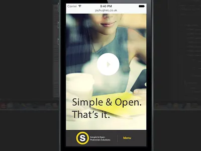 Simple and Open Mobile View mobile