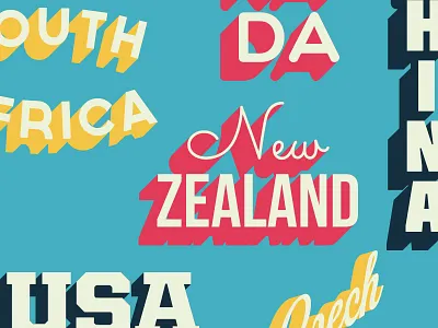 Where in the world adventure branding china czech republic identity new zealand south africa travel type usa