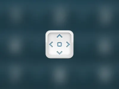 KDDI app icon candidate (2012) android app clean icon icons ios iphone joy stick pad remote ui user interface