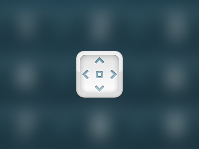 KDDI app icon candidate (2012) android app clean icon icons ios iphone joy stick pad remote ui user interface