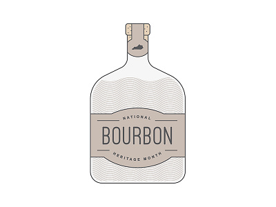 Happy Bourbon Month! bourbon design illustrator kentucky