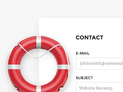 Harbor UI Kit Contact Form elements gui interface kit minimalist nautical ocean psd sea ui ui kit web