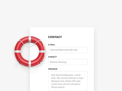 Harbor UI Kit Contact Form elements gui interface kit minimalist nautical ocean psd sea ui ui kit web