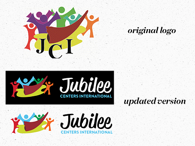 Jubilee Centers International clean logo design logo update