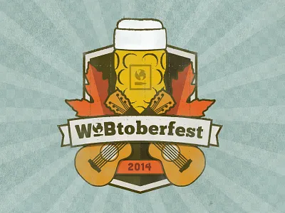 Oktoberfest Event Badge beer event fall germany illustration music oktoberfest