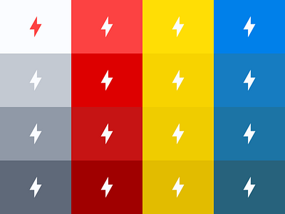 Brand Colors bolt brand branding color identity lightning visual identity