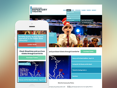 Eastern Shore Repertory Theatre design development eecms web