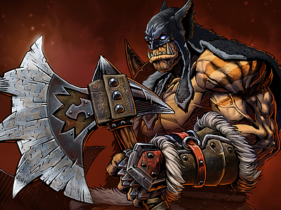 Rexxar fanart horde orc rexxar warcraft wow