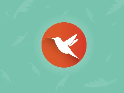 Logo for a new Social network clean concept design green logo orange