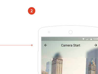 Android Wireframe Camera Taker android android l app awesome blue camera clean cool ios8 white wireframe wireframes