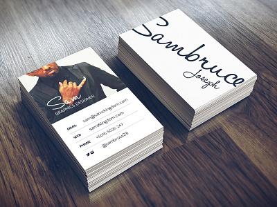 Eleganto Business Card black business card clean design elegant graphicriver handlettering photoshop print psd simple