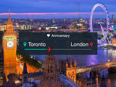 Trip Planning App app london trip