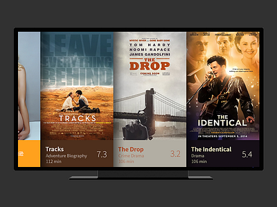 SmartTV System Poster view app media movie poster smart tv