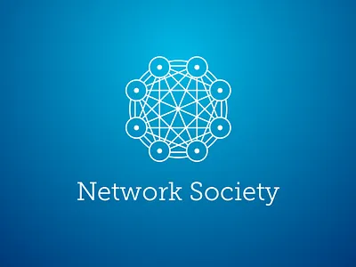Network Society Logo badge eight heraldic logo renaissance
