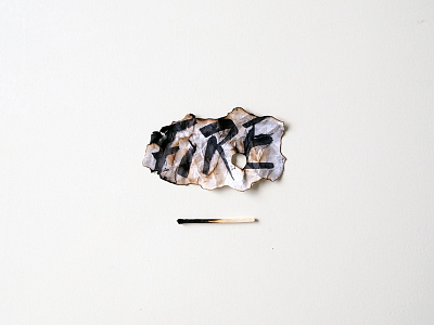 Fire fire handlettering lettering match minimal type typography