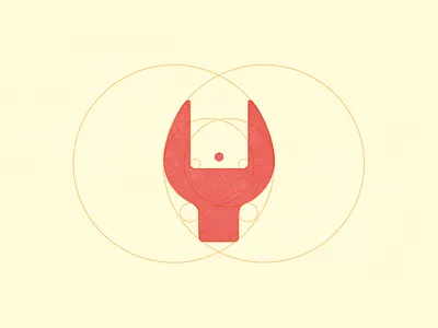 Phone Repair clever logo iphone logo logo logo design negative space negative space logo phone red smart logo wrench wrench logo yellow