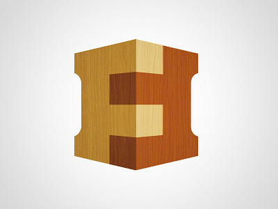 Logo Concept for Furniture Brands International f logo wood